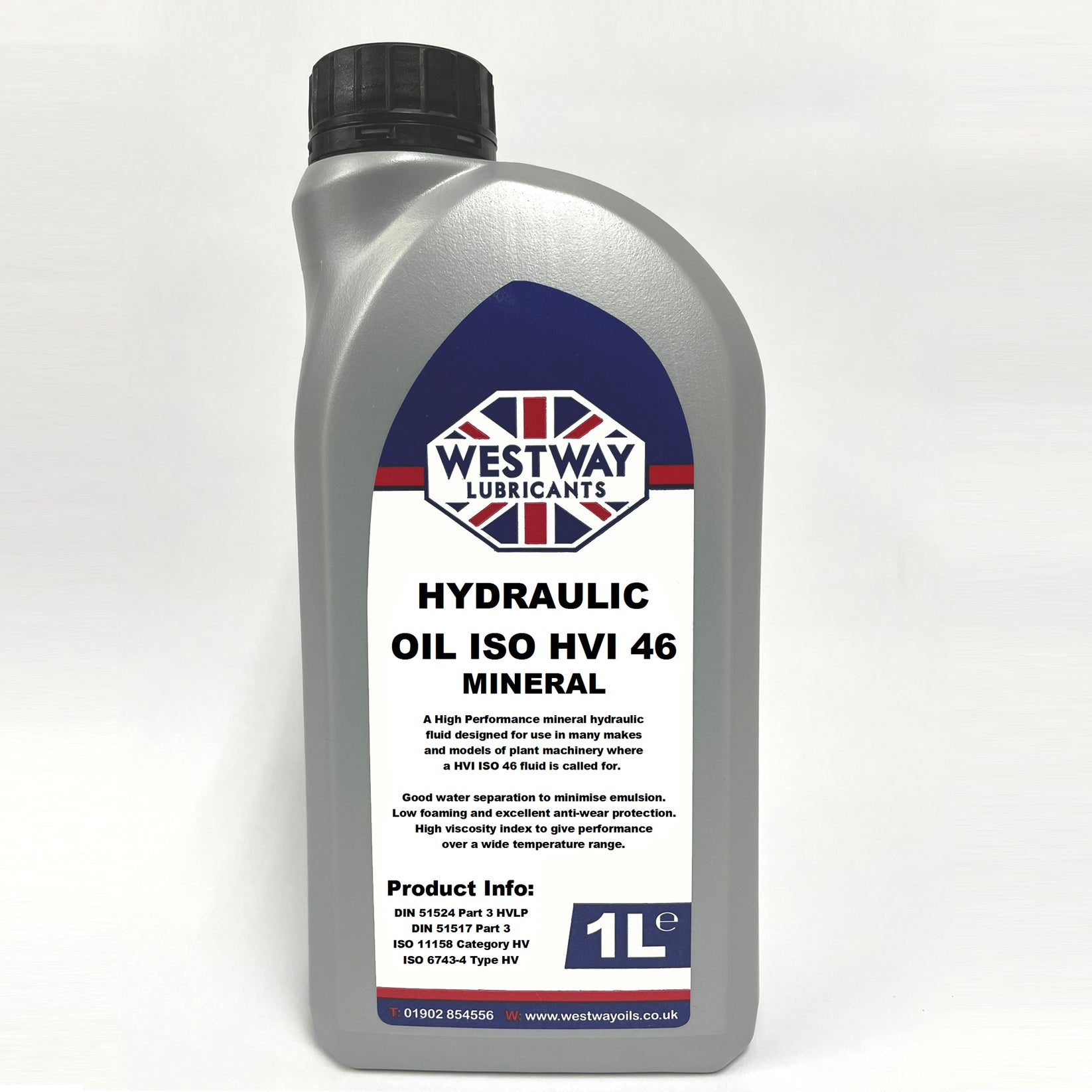 Hydraulic Oil ISO HVI 46 High Viscosity Index Mineral Oil – Westway Oils