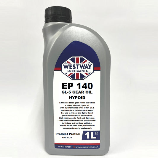 EP 140 Mineral Gear Oil GL-5 Hypoid