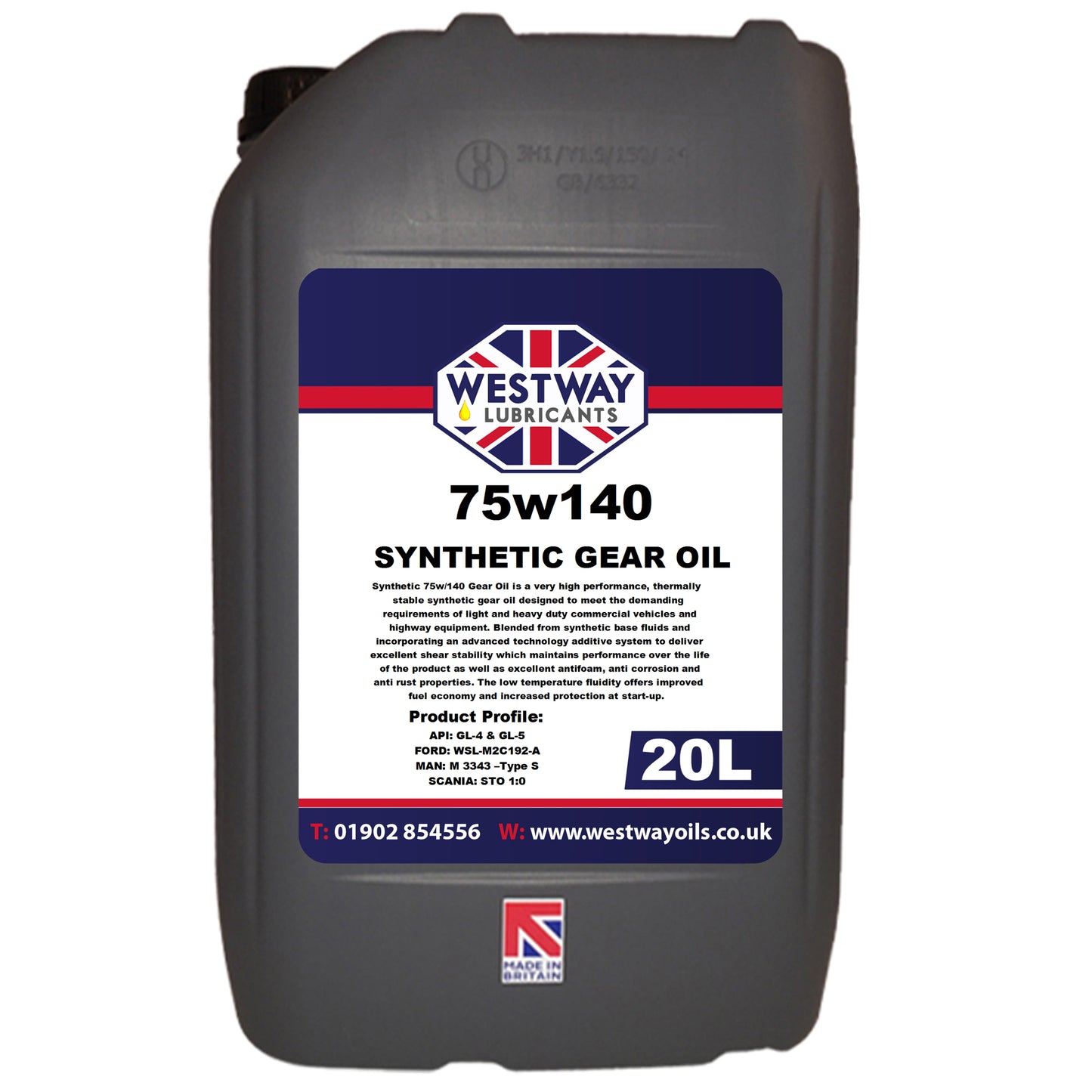 75w140 Synthetic Gear / Diff Oil GL-4 GL-5