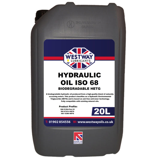 Biodegradable Hydraulic Oil ISO 68 / VG 68 HETG