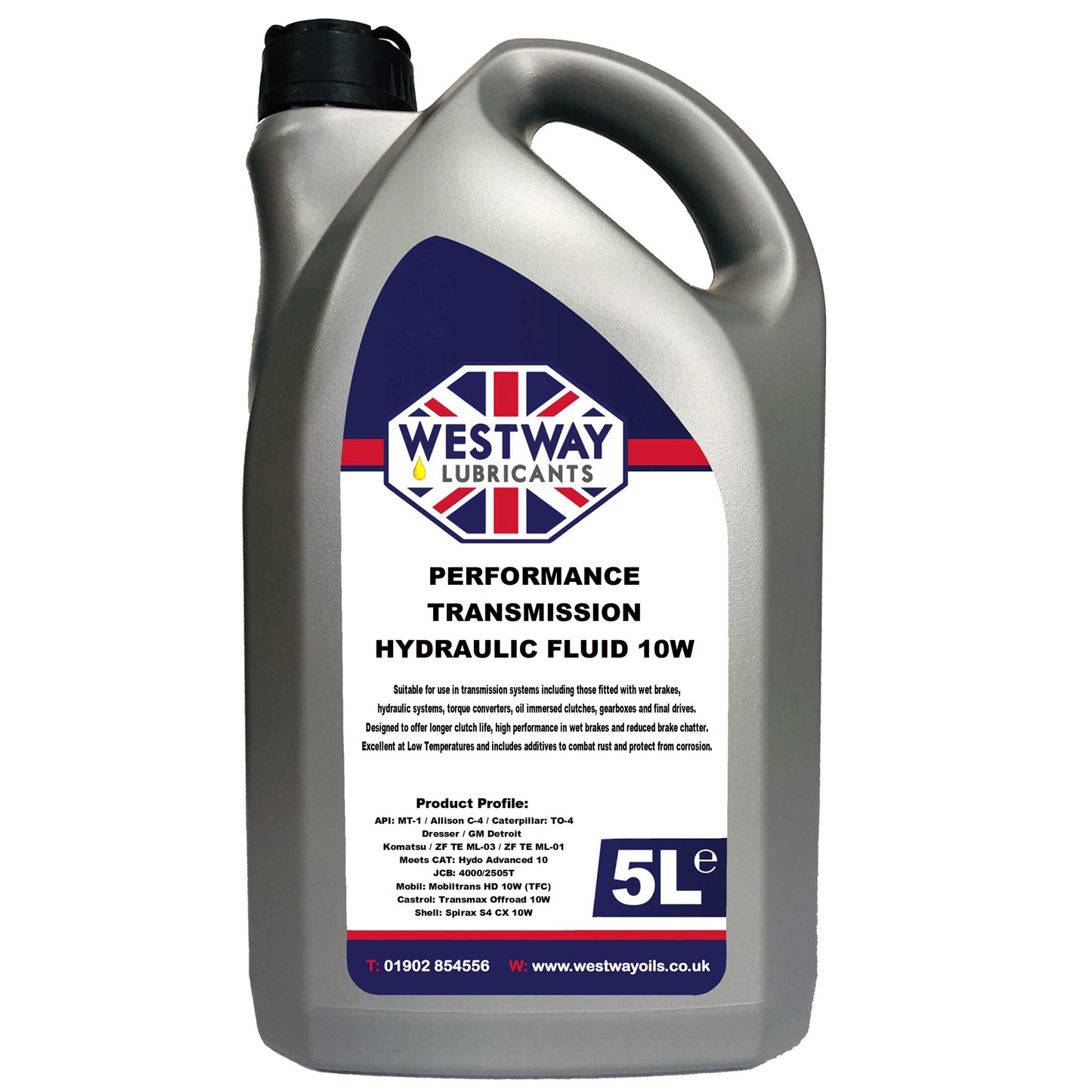 10W TO-4 Transmission Oil for JCB & CAT Wet Brakes Suits 4000/2505T